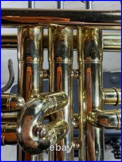 Yamaha YTR 200AD Trumpet Advantage Gold Brass Trumpet with 2 Mouthpiece's & Case