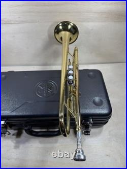 Yamaha YTR 200AD Trumpet Advantage Gold Brass Trumpet with 2 Mouthpiece's & Case