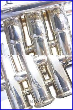 Yamaha YTR 2335 TRUMPET Beginner silver Brass with Hard case Japan Excellent