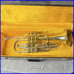 York Bb Trumpet 3-Valve Piston Gold Finish Water Key with Case