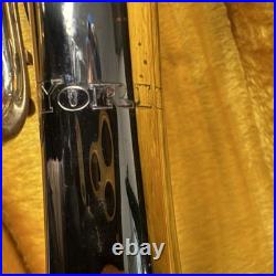York Bb Trumpet 3-Valve Piston Gold Finish Water Key with Case