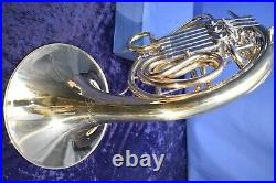 York Master Schmidt Model (made by Bohm Meinl) Double French Horn withCase, Mpc