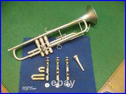 York Pro Model 1941 Trumpet Reconditioned Original Case & York Al-Tru 4M MP