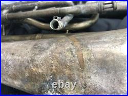 York Silver eB Tuba Horn For Restoration Three Valve
