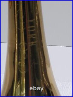 York Trumpet Two Tone Brass Silver 522583 Austria