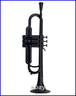 ZO TRUMPET (Matte Black) High Quality, Stainless Steel Valves withGig Bag