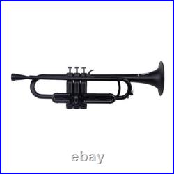 ZO TRUMPET (Matte Black) High Quality, Stainless Steel Valves withGig Bag