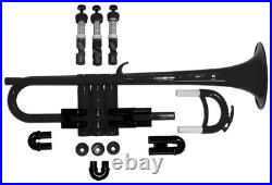 ZO TRUMPET (Matte Black) High Quality, Stainless Steel Valves withGig Bag